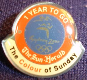 Sydney 2000 1year to go pin 