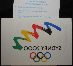 Sydney 2000 temporary Tattoo 